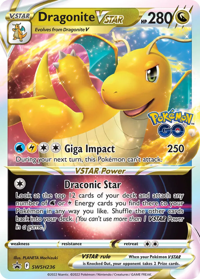 Dragonite VSTAR #SWSH236 SWSH Black Star Promos Pokemon card