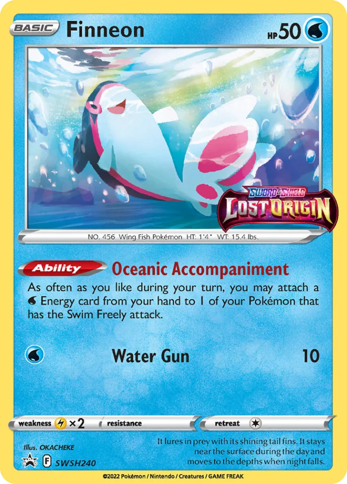 Finneon #SWSH240 SWSH Black Star Promos Pokemon card