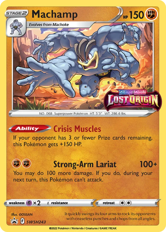 Machamp #SWSH243 SWSH Black Star Promos Pokemon card