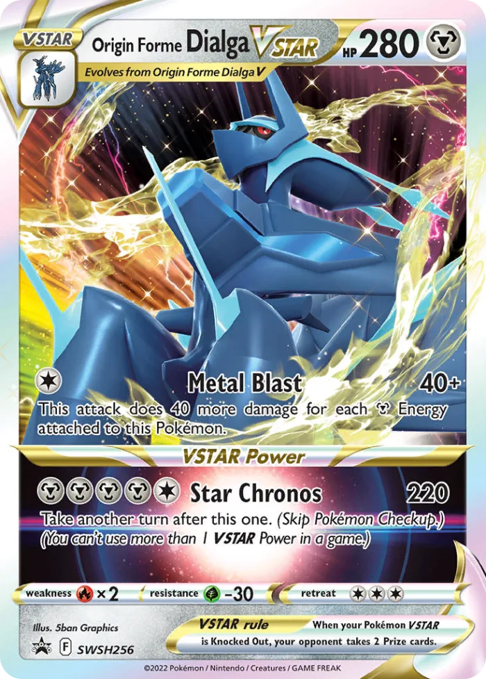 Origin Forme Dialga VSTAR #SWSH256 SWSH Black Star Promos Pokemon card
