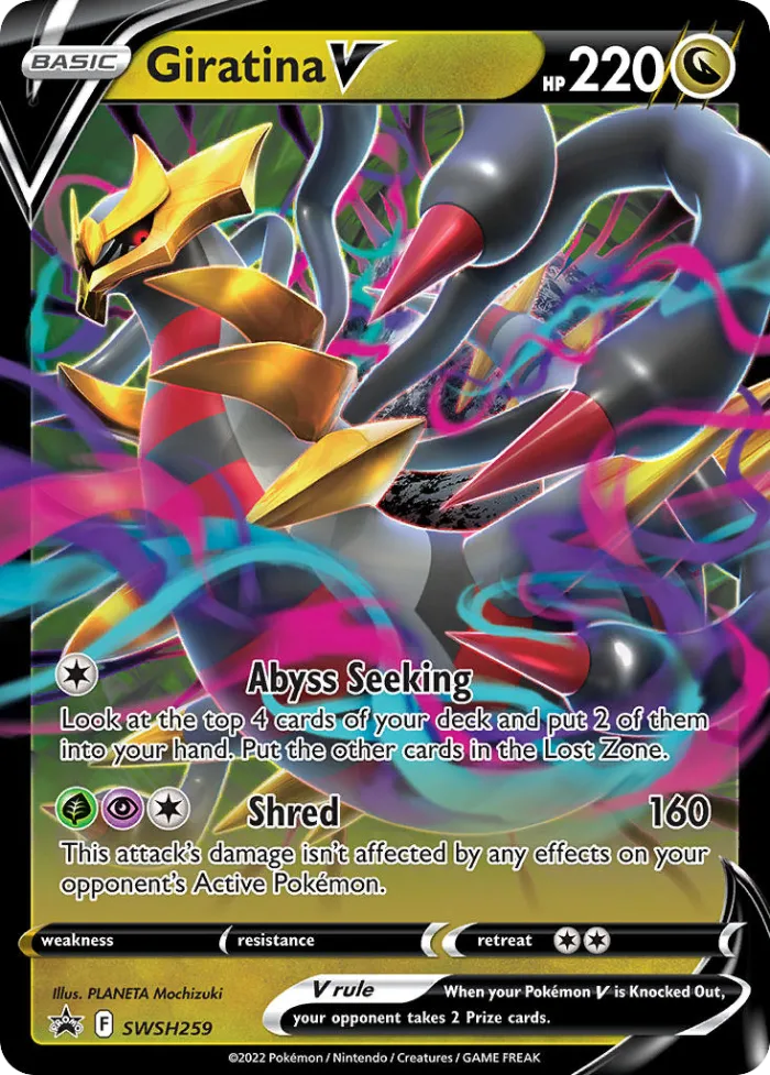 Giratina V #SWSH259 SWSH Black Star Promos Pokemon card
