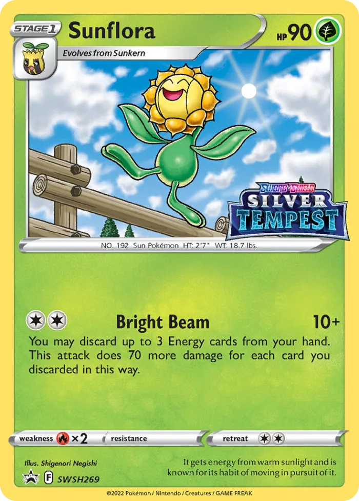 Sunflora #SWSH269 SWSH Black Star Promos Pokemon card