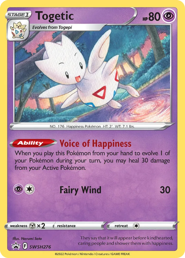 Togetic #SWSH276 SWSH Black Star Promos Pokemon card