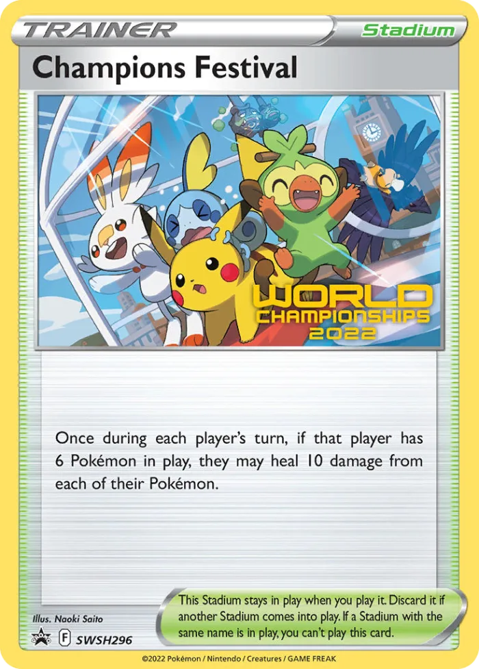 Champions Festival #SWSH296 SWSH Black Star Promos Pokemon card