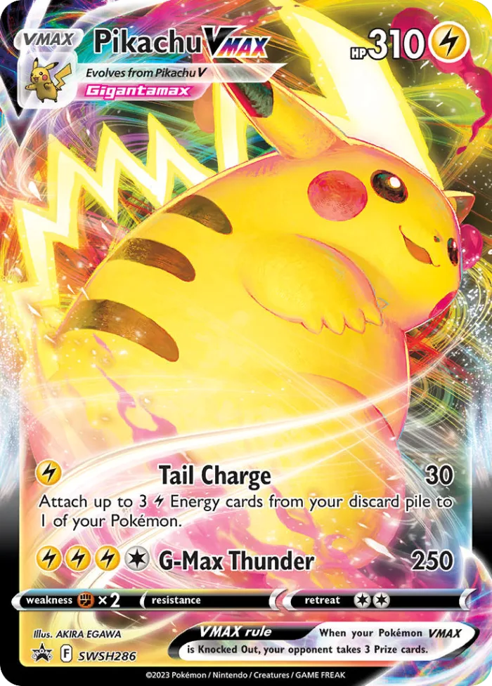 Pikachu VMAX #SWSH286 SWSH Black Star Promos Pokemon card