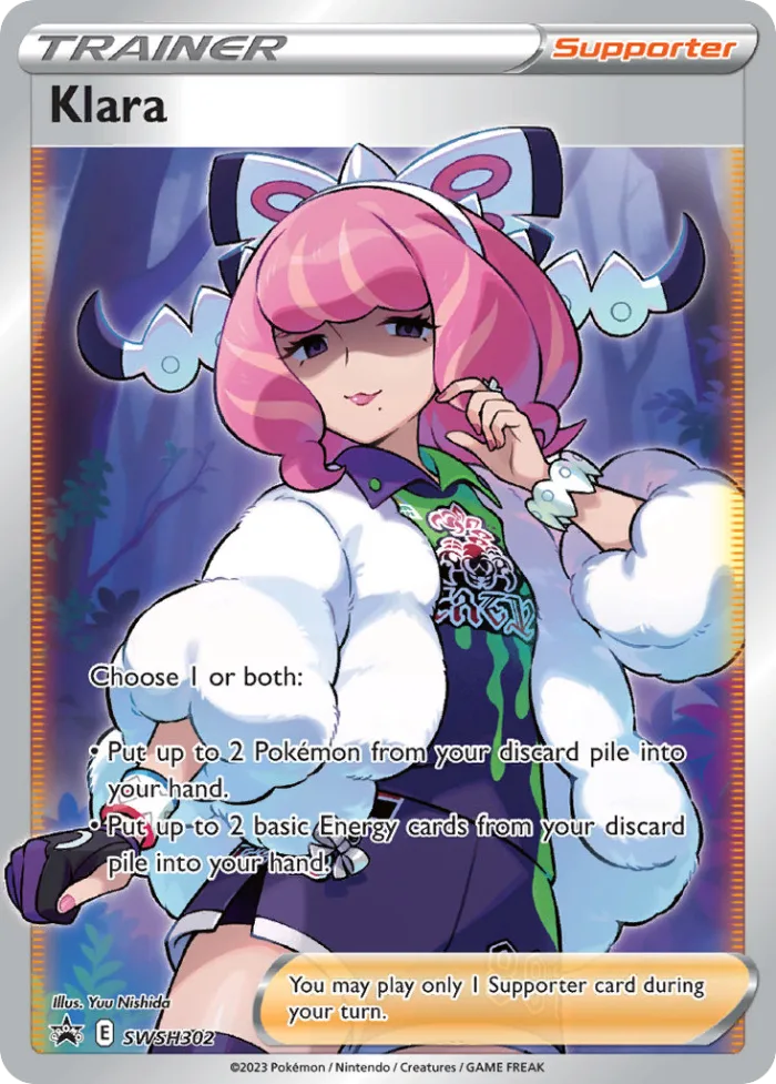 Klara #SWSH302 SWSH Black Star Promos Pokemon card