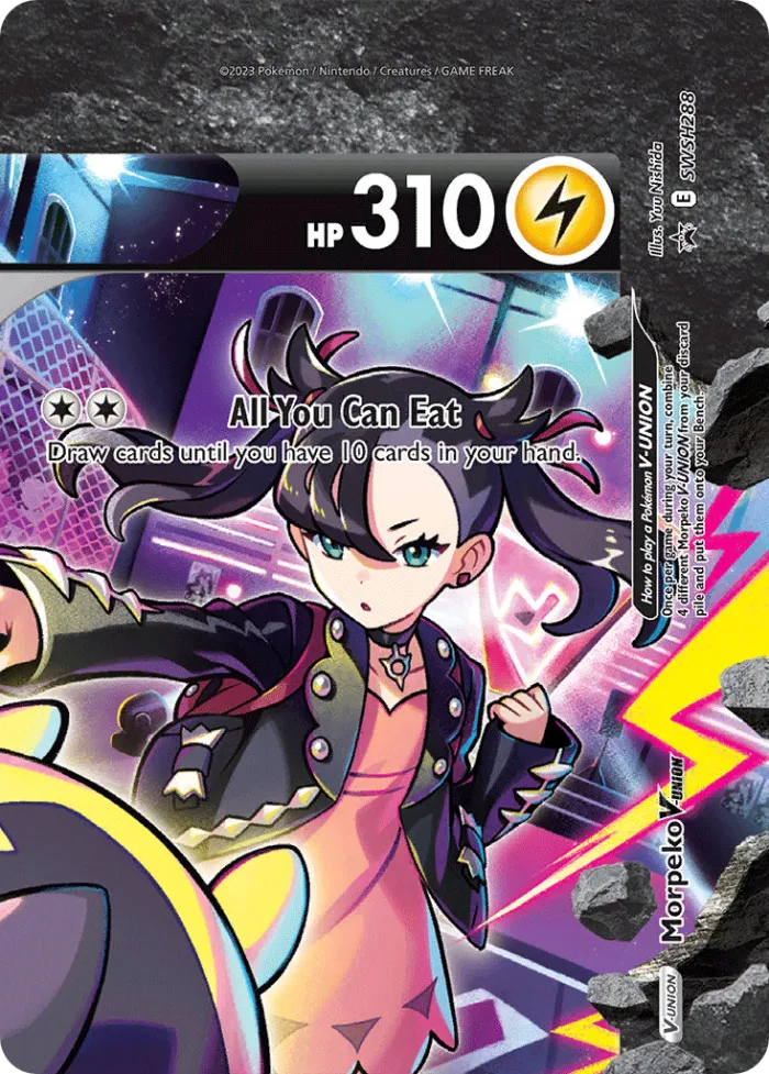 Morpeko V-UNION #SWSH288 SWSH Black Star Promos Pokemon card