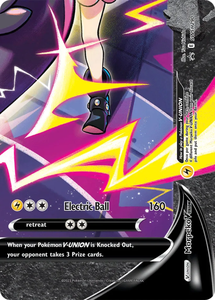 Morpeko V-UNION #SWSH290 SWSH Black Star Promos Pokemon card