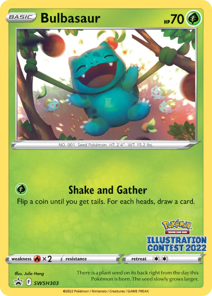 Bulbasaur #SWSH303 SWSH Black Star Promos Pokemon card