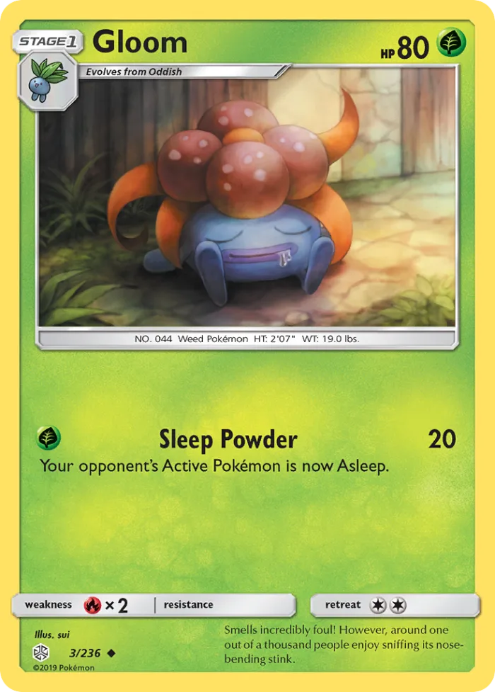 Gloom #3 Cosmic Eclipse Pokemon card