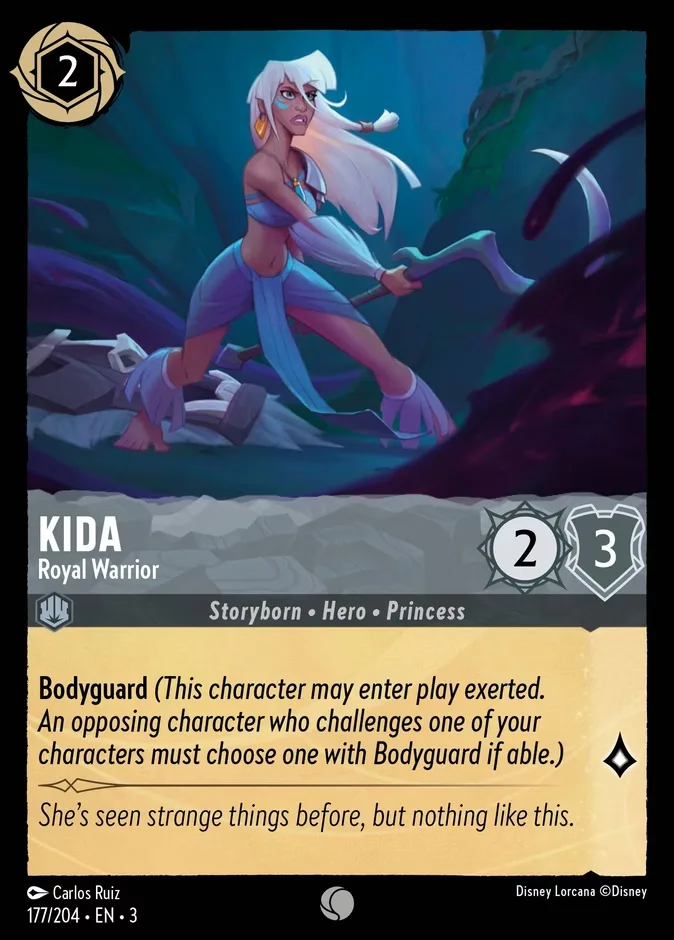 Kida #177 Into the Inklands Disney Lorcana card