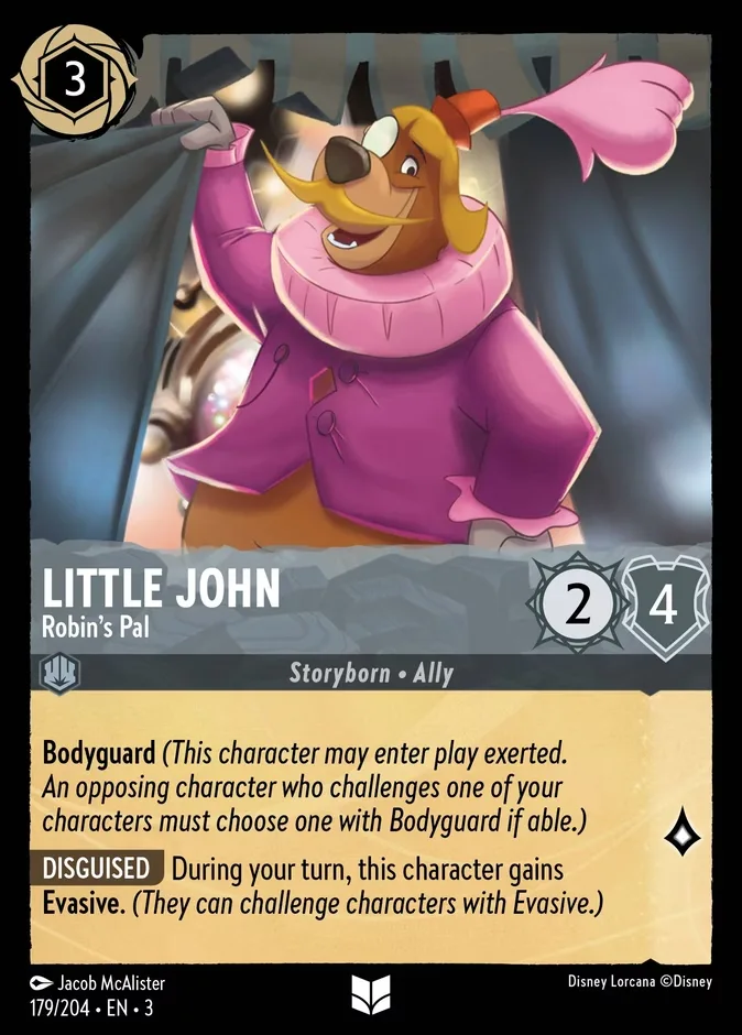 Little John #179 Into the Inklands Disney Lorcana card