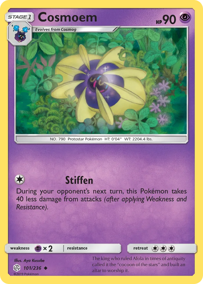 Cosmoem #101 Cosmic Eclipse Pokemon card