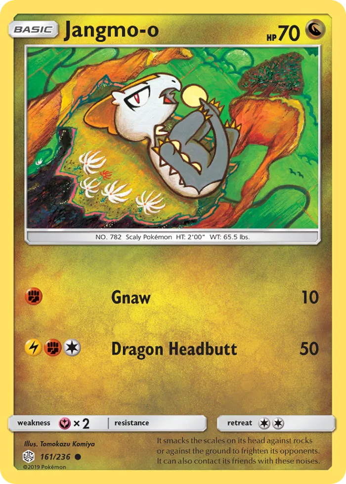 Jangmo-o #161 Cosmic Eclipse Pokemon card
