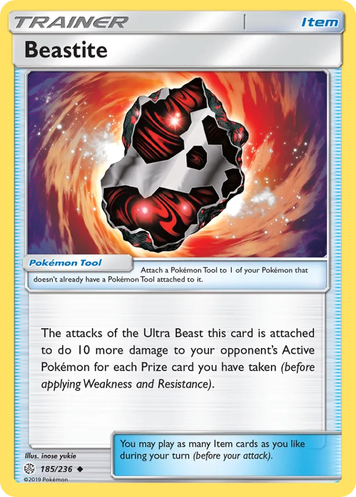 Beastite #185 Cosmic Eclipse Pokemon card