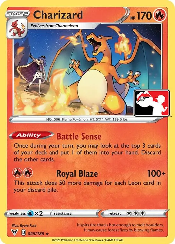 Charizard Play! Pokémon Prize Pack Series One card