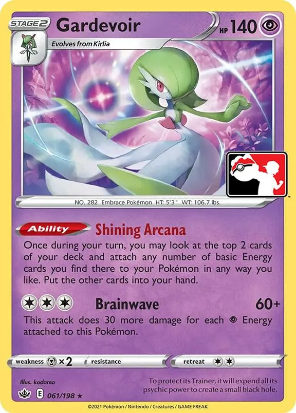 Gardevoir Play! Pokémon Prize Pack Series One card
