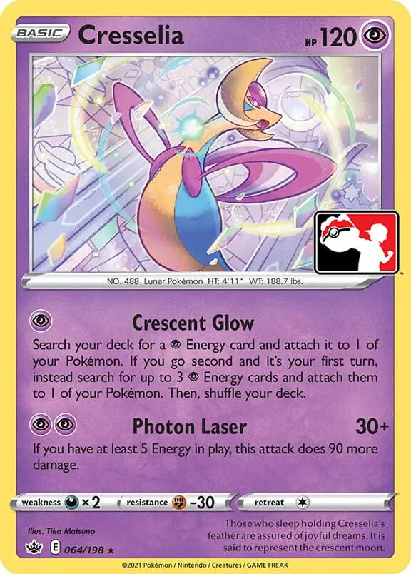 Cresselia Play! Pokémon Prize Pack Series One card