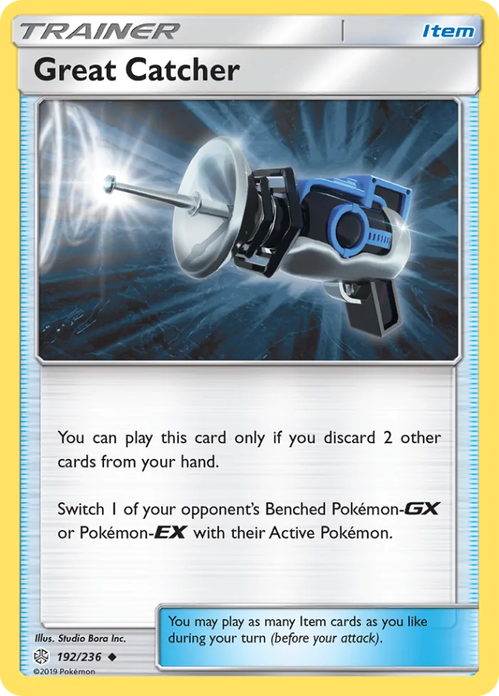 Great Catcher #192 Cosmic Eclipse Pokemon card