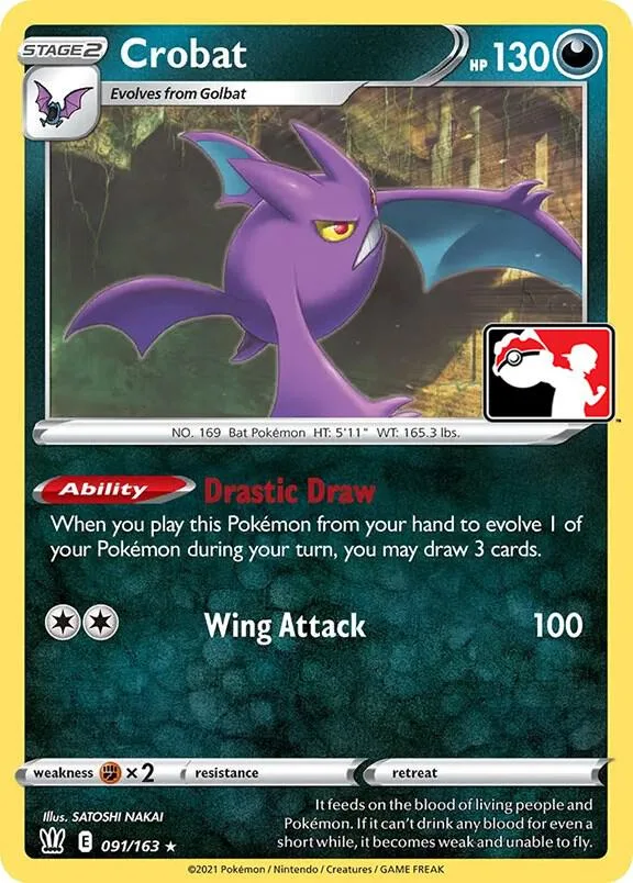 Crobat Play! Pokémon Prize Pack Series One card