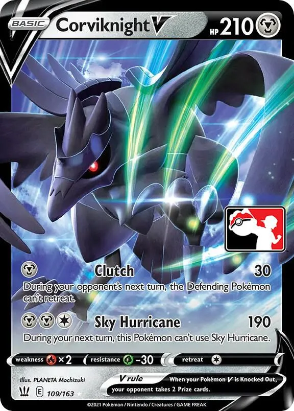 Corviknight V Play! Pokémon Prize Pack Series One card