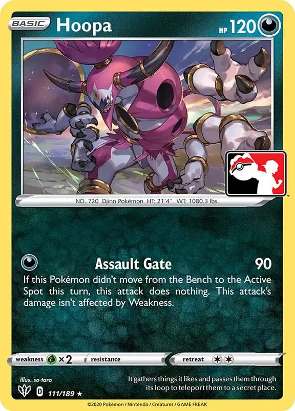 Hoopa Play! Pokémon Prize Pack Series One card