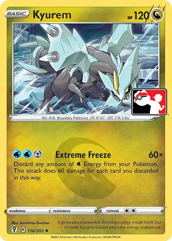 Kyurem Play! Pokémon Prize Pack Series One card