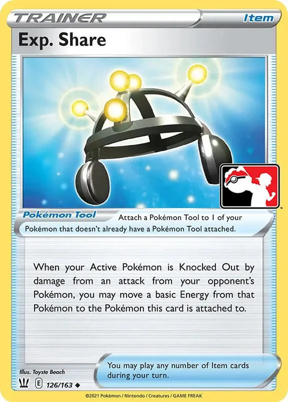 Exp. Share Play! Pokémon Prize Pack Series One card