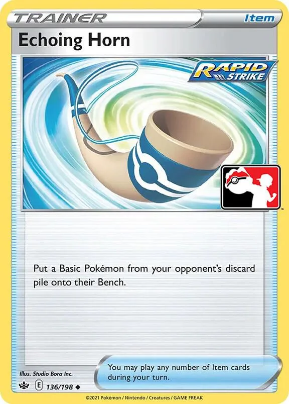 Echoing Horn Play! Pokémon Prize Pack Series One card