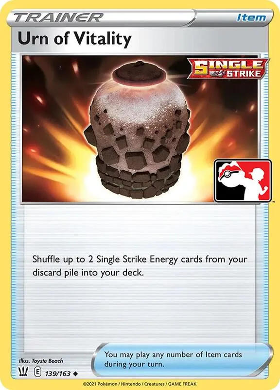 Urn of Vitality Play! Pokémon Prize Pack Series One card