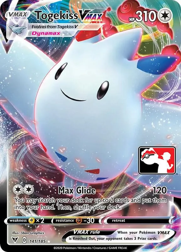 Togekiss VMAX Play! Pokémon Prize Pack Series One card