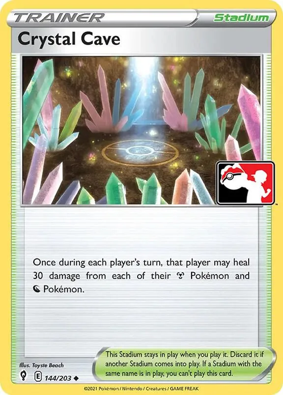 Crystal Cave Play! Pokémon Prize Pack Series One card