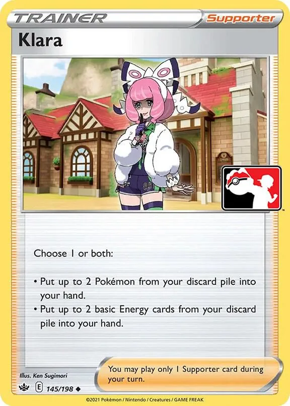 Klara Play! Pokémon Prize Pack Series One card