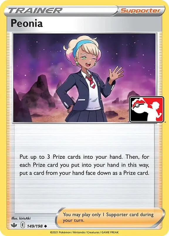 Peonia Play! Pokémon Prize Pack Series One card