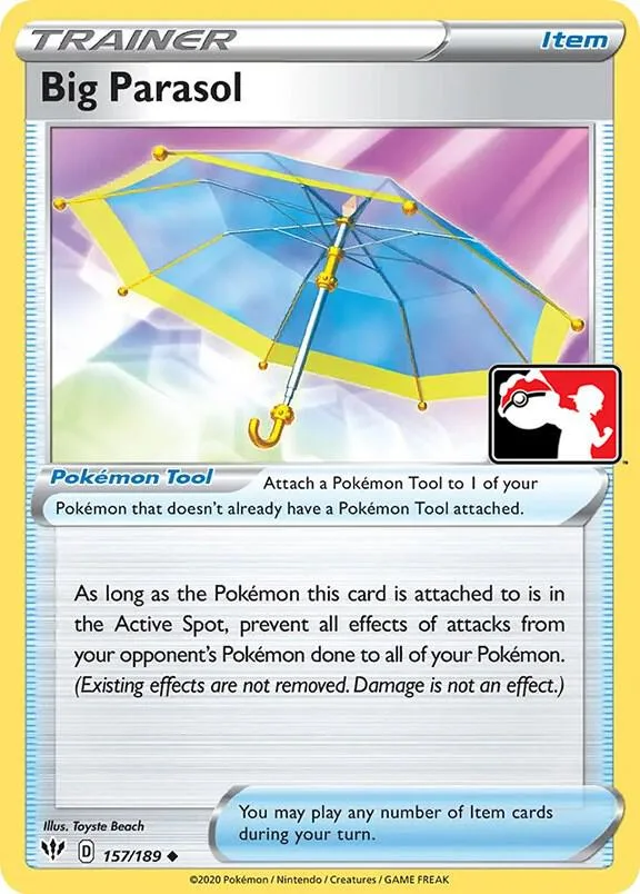 Big Parasol Play! Pokémon Prize Pack Series One card