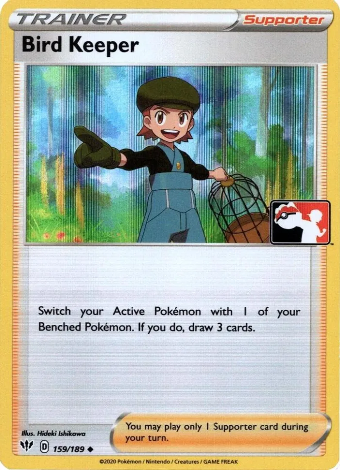 Bird Keeper Play! Pokémon Prize Pack Series One card