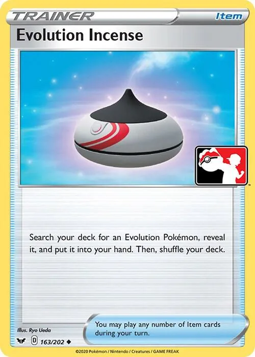 Evolution Incense Play! Pokémon Prize Pack Series One card
