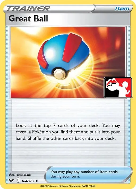 Great Ball Play! Pokémon Prize Pack Series One card