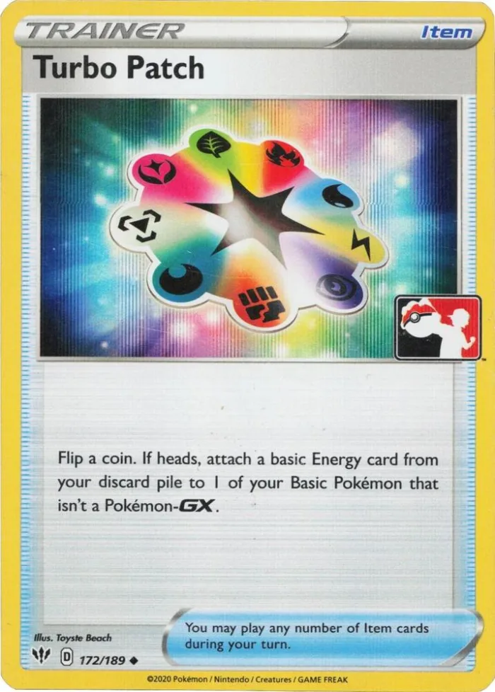 Turbo Patch Play! Pokémon Prize Pack Series One card