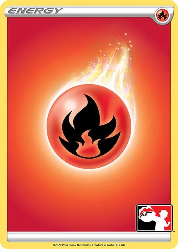 Fire Energy Play! Pokémon Prize Pack Series One card