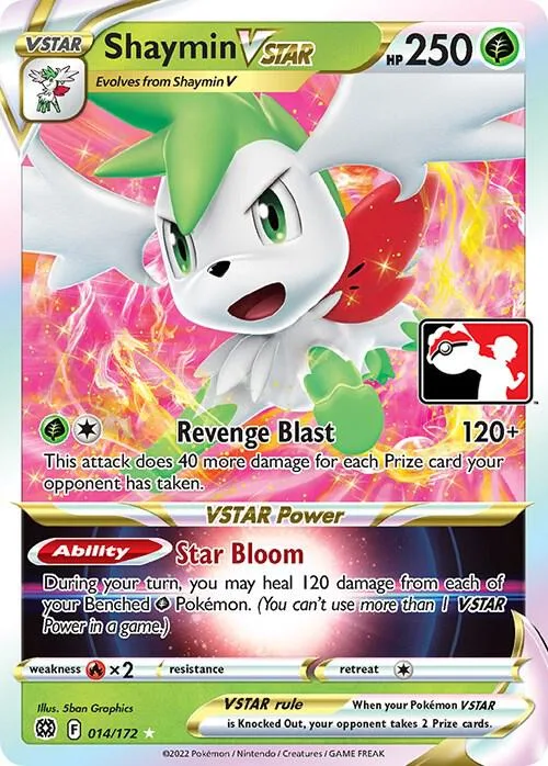 Shaymin VSTAR Play! Pokémon Prize Pack Series Two card