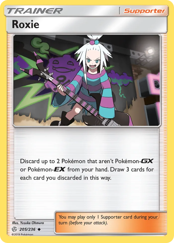 Roxie #205 Cosmic Eclipse Pokemon card
