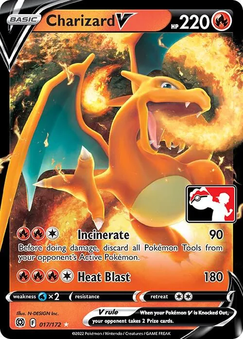 Charizard V Play! Pokémon Prize Pack Series Two card