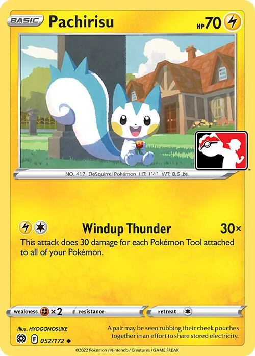 Pachirisu Play! Pokémon Prize Pack Series Two card