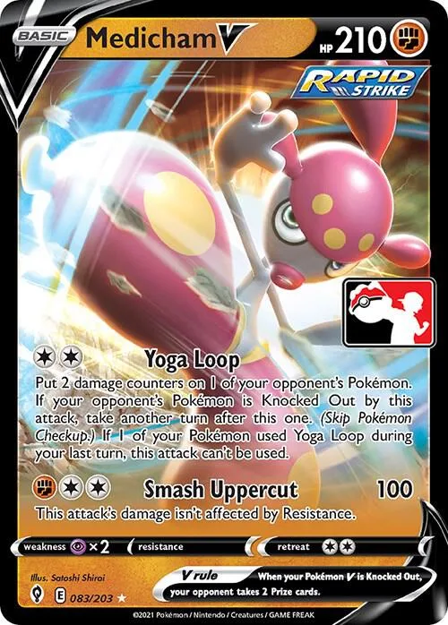 Medicham V Play! Pokémon Prize Pack Series Two card