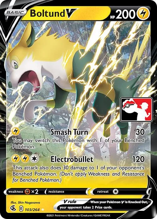 Boltund V Play! Pokémon Prize Pack Series Two card