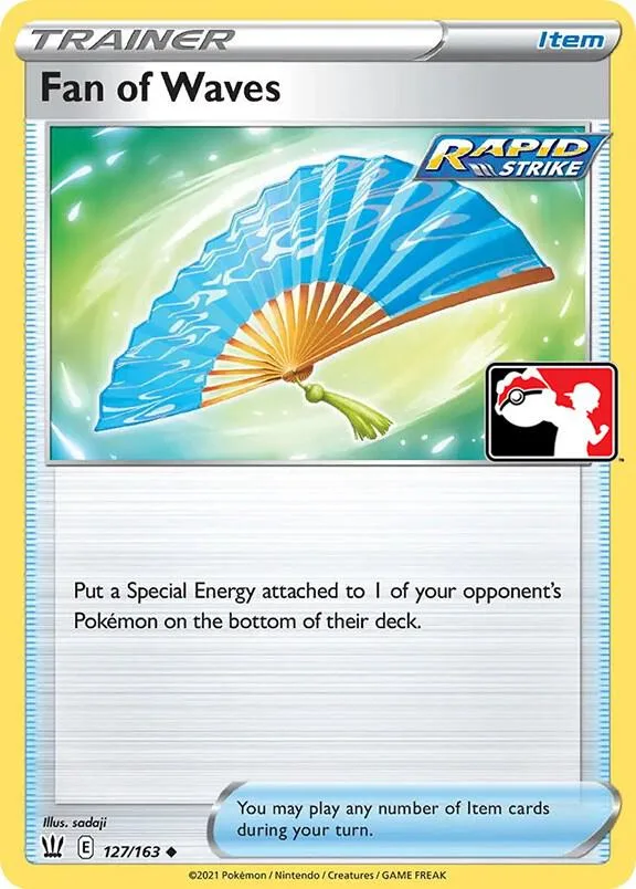 Fan of Waves Play! Pokémon Prize Pack Series Two card