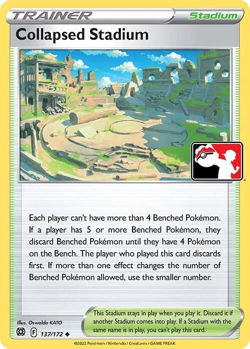 Collapsed Stadium Play! Pokémon Prize Pack Series Two card