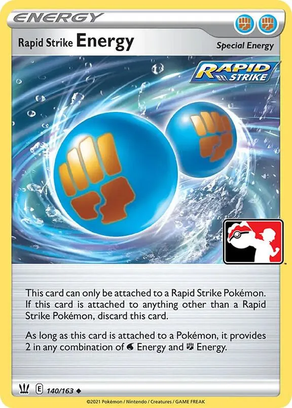 Rapid Strike Energy Play! Pokémon Prize Pack Series Two card