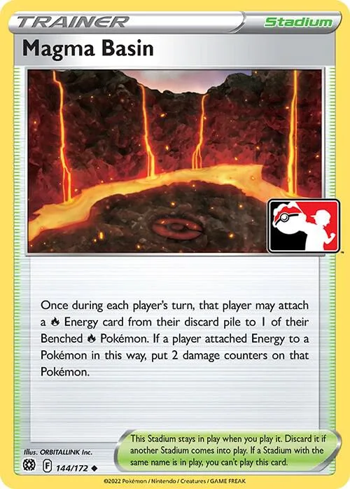 Magma Basin Play! Pokémon Prize Pack Series Two card